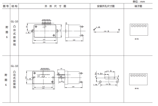 JSL-23外形結(jié)構(gòu)及開孔尺寸圖